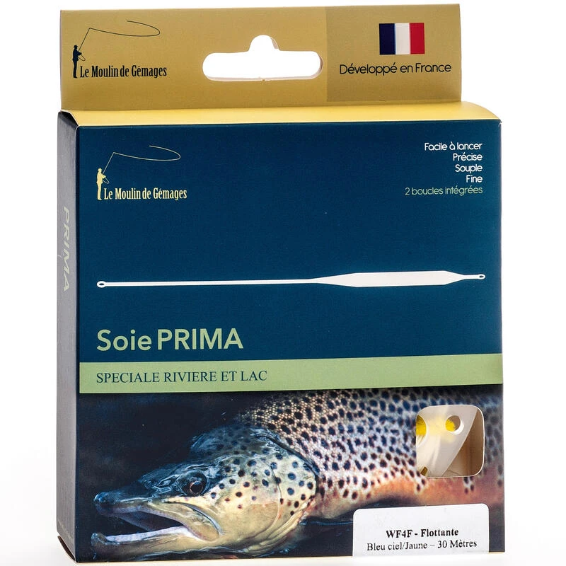 FIL DE SOIE PECHE A LA MOUCHE SOIE PRIMA WF5 3 FIL DE SOIE PECHE A LA MOUCHE SOIE PRIMA WF5