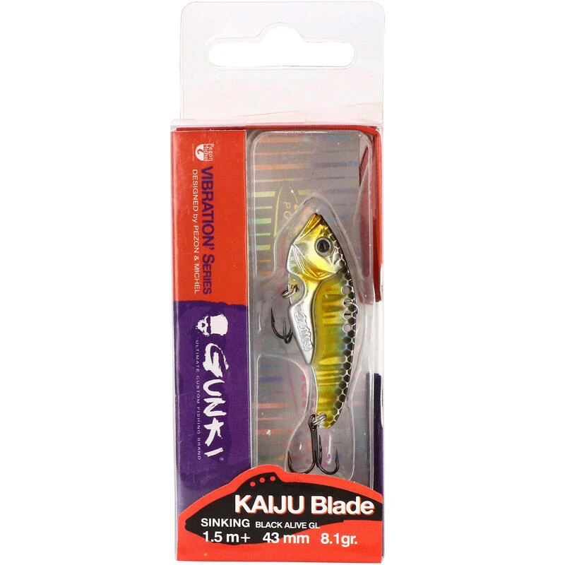 GUNKI Leurre Pêche Aux Leurres Carnassier KAIJU BLADE 43 BLACK ALIVE 4 GUNKI Leurre Pêche Aux Leurres Carnassier KAIJU BLADE 43 BLACK ALIVE – Image 2