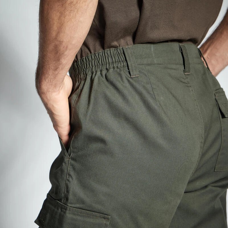 PANTALON CARGO RESISTANT STEPPE 300 VERT 7 PANTALON CARGO RESISTANT STEPPE 300 VERT – Image 6