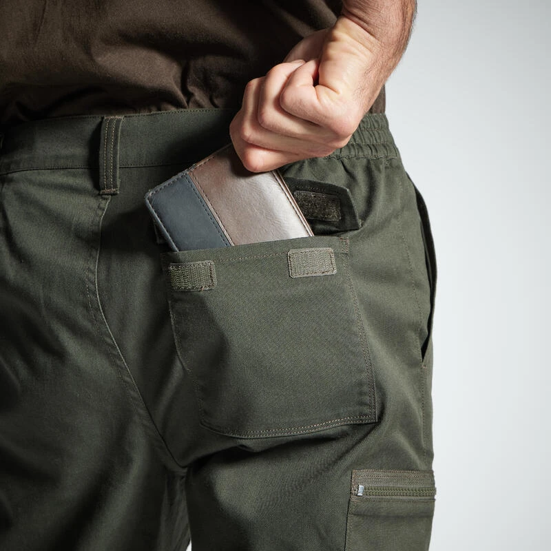 PANTALON CARGO RESISTANT STEPPE 300 VERT 8 PANTALON CARGO RESISTANT STEPPE 300 VERT – Image 7