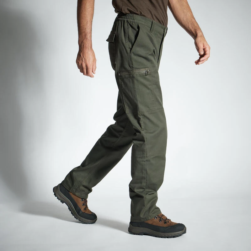 PANTALON CARGO RESISTANT STEPPE 300 VERT 10 PANTALON CARGO RESISTANT STEPPE 300 VERT – Image 9